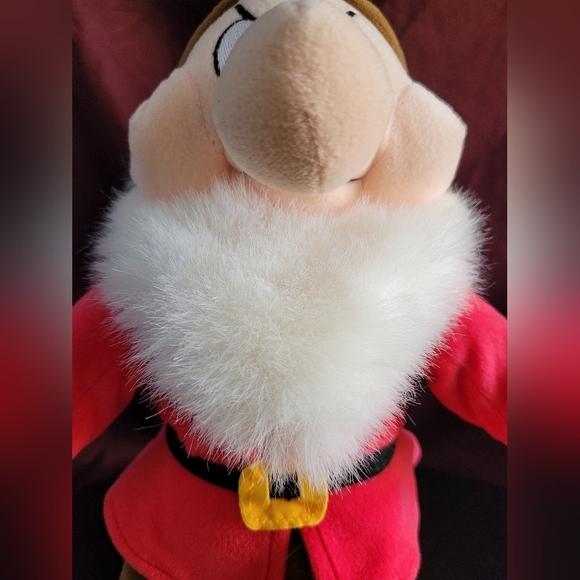 Disney Store Grumpy Plush Snow White and the Seven Dwarfs Sitting 10.5" - Picture 7 of 8